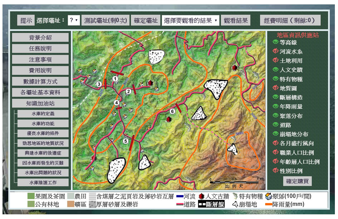 圖一：水庫興建數位教材