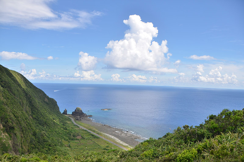 圖1：蘭嶼是火山噴發形成的島嶼，上面的生物都是透過由它處播遷而來